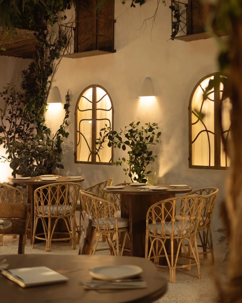Interior of Begin Secret Garden restaurant