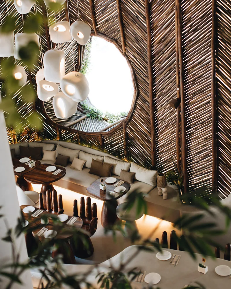 Interior of Begin Origin restaurant