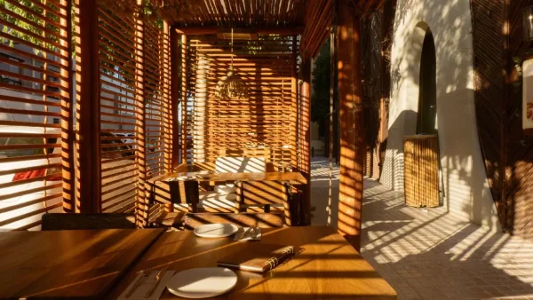 Interior of Begin Origin restaurant