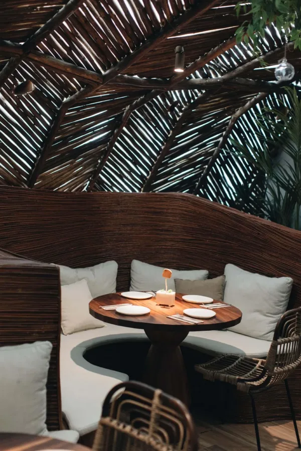 Interior of Begin Origin restaurant
