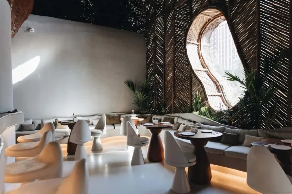 Interior of Begin Origin restaurant