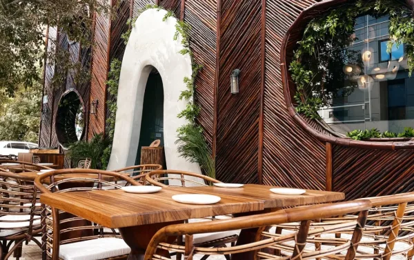 Interior of Begin Origin restaurant